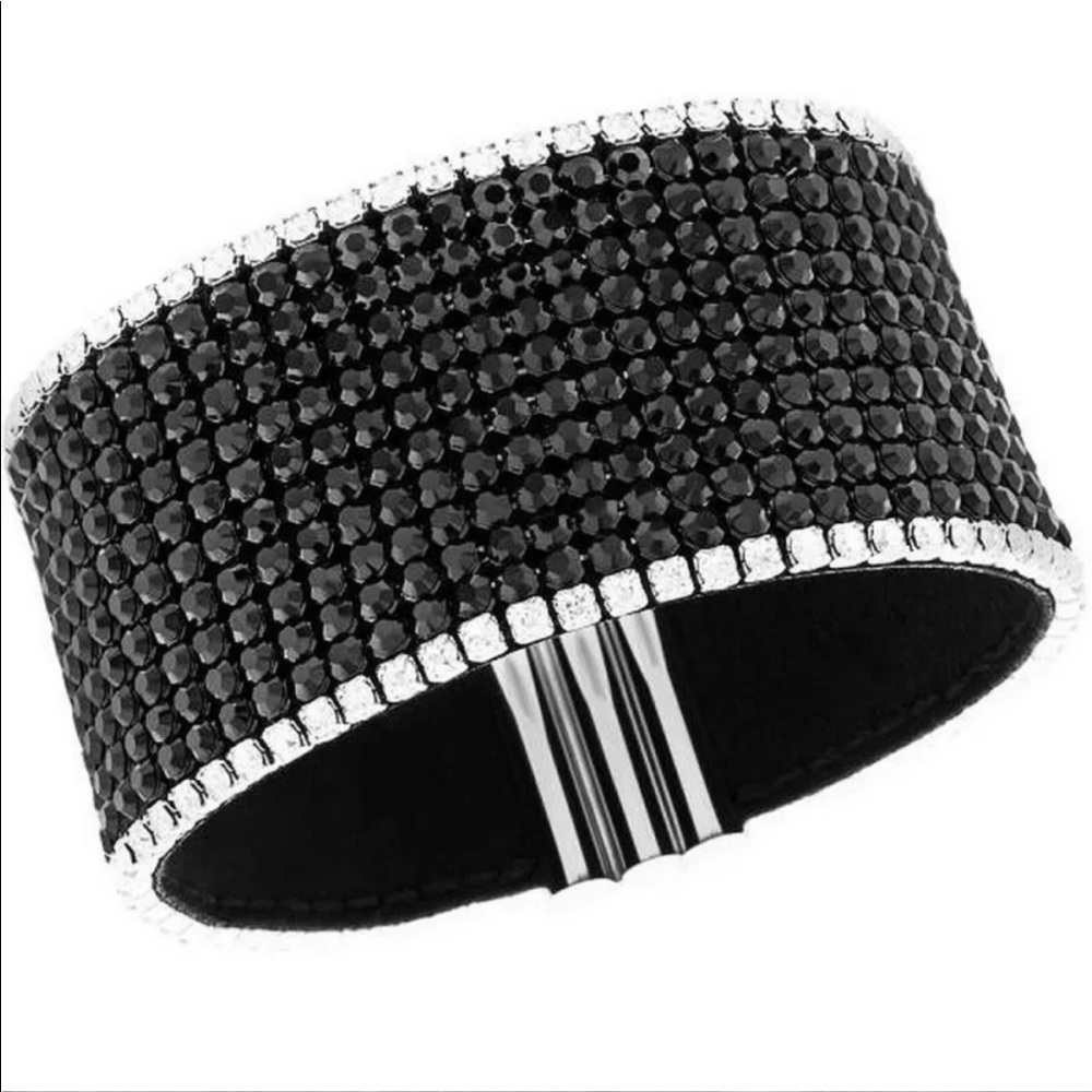 SWAROVSKI “Best” bracelet, never worn, black crystals